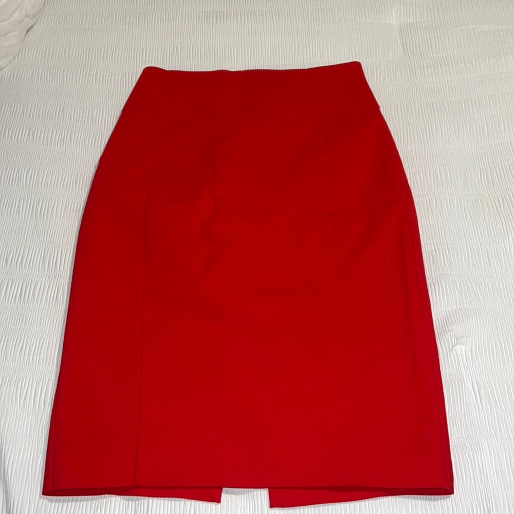 Red Express pencil skirt